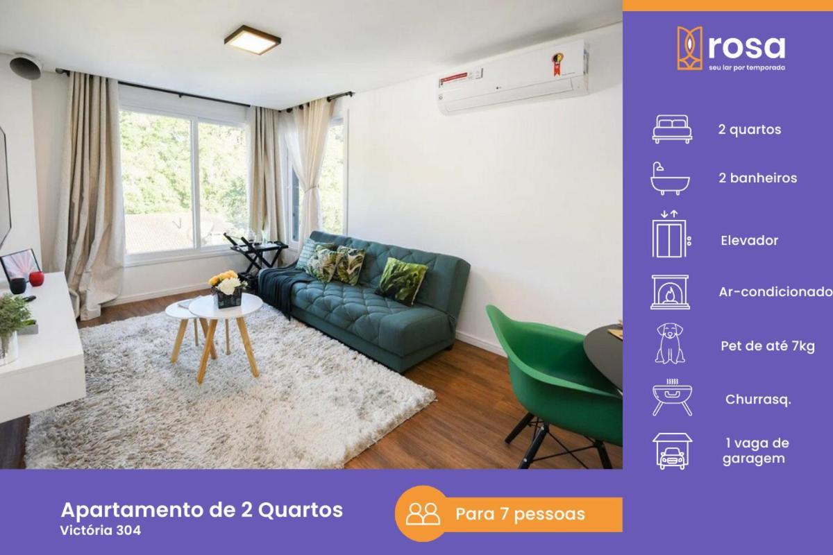 Rosa Edificio Victoria Apartman Gramado Kültér fotó