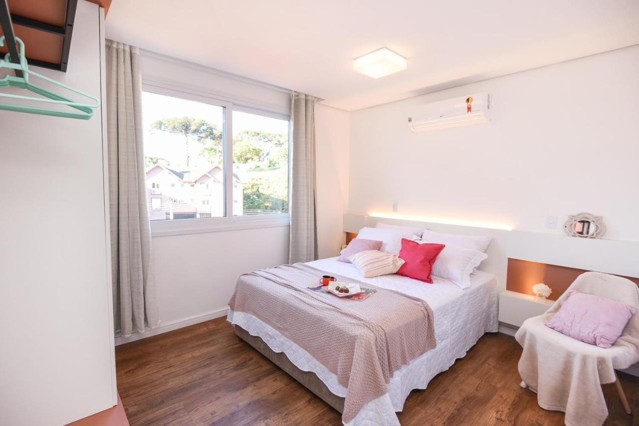 Rosa Edificio Victoria Apartman Gramado Kültér fotó